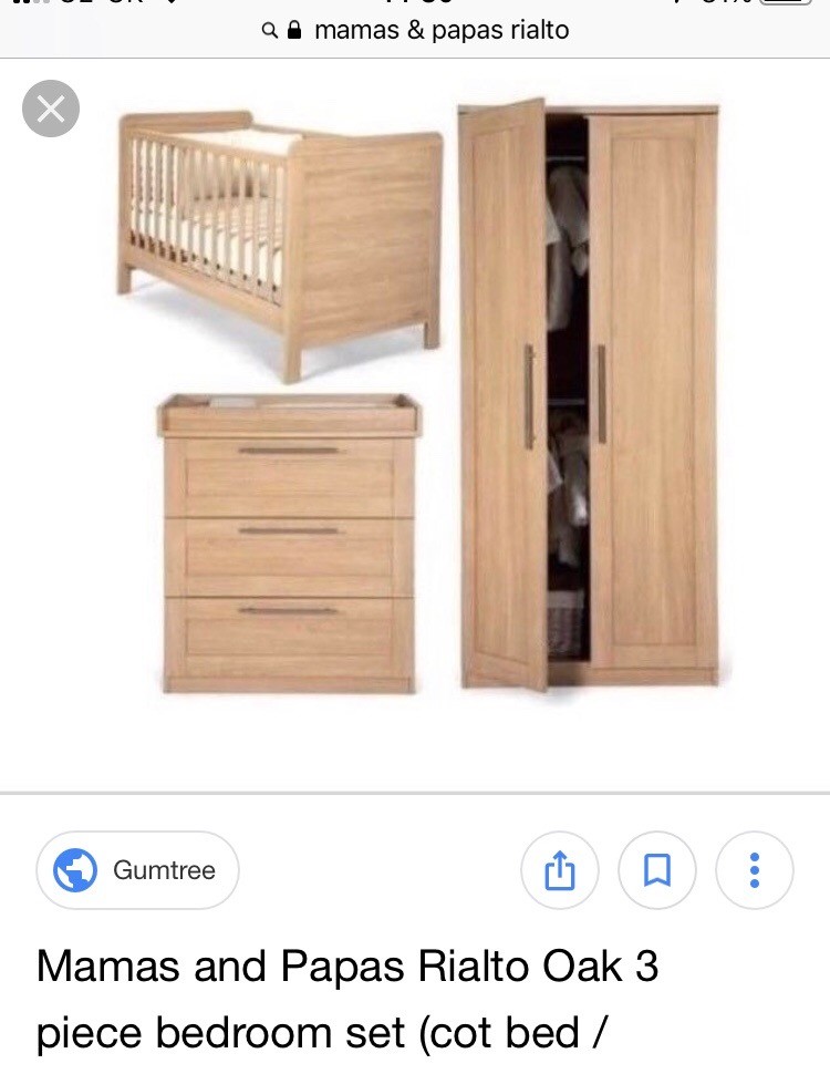mamas and papas rialto drawers